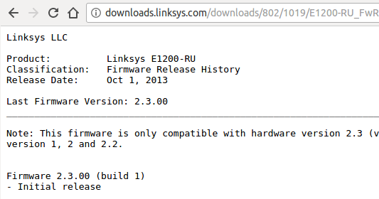 Linksys wrt54gc ver 2.0 firmware update
